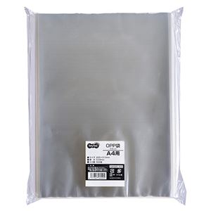 TANOSEE OPP袋 フラット A4225×310mm 1セット（5000枚：500枚×10パック）