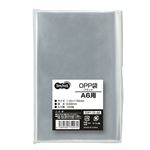 （まとめ） TANOSEE OPP袋 フラットA6用 110×170mm 1セット（500枚：100枚×5パック） 【×5セット】