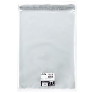 TANOSEE OPP袋 フタ・テープ付B4用 270×370+40mm 1セット（500枚：100枚×5パック）