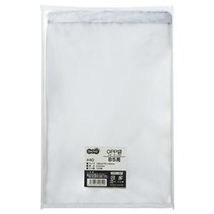 TANOSEE OPP袋 フタ・テープ付B5用 195×270+40mm 1セット（1000枚：100枚×10パック）