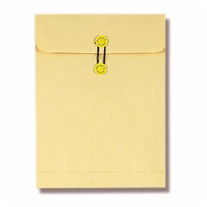 （まとめ） ピース マチ・ヒモ付保存袋 クラフト角2 120g 168-30 1パック（10枚） 【×5セット】