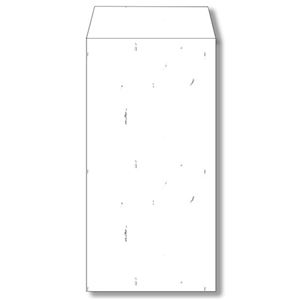 （まとめ） 長門屋商店 和み紙封筒 長3105g／m2 しろ 徳用 ナフ-151 1パック（50枚） 【×5セット】