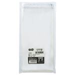 （まとめ） TANOSEE OPP袋 フタ・テープ付長3 120×235+40mm 1セット（500枚：100枚×5パック） 【×5セット】