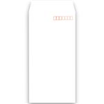キングコーポレーション ソフトカラー封筒長3 80g／m2 〒枠あり ホワイト 業務用パック 161307 1箱（1000枚）