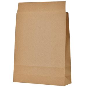 （まとめ） TANOSEE 宅配袋 小 茶封かんテープ付 1パック（100枚） 【×2セット】
