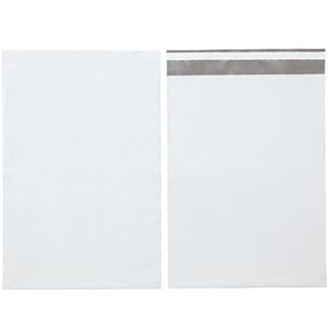 （まとめ） 今村紙工 ビニール宅配袋 大320×430+50mm PE-TL 1パック（100枚） 【×5セット】
