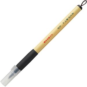 （まとめ） 呉竹 美文字筆ぺん 太字 黒XT4-10S 1本 【×30セット】