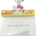 （まとめ） ティティメディカル ネームホルダーハローキティ イエロー 234106 1個 【×5セット】