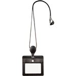 （まとめ） アスカ IDカードホルダーオープンポケットタイプ ブラック ID02BK 1個 【×5セット】