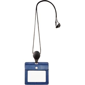 （まとめ） アスカ IDカードホルダーオープンポケットタイプ ブルー ID02B 1個 【×5セット】