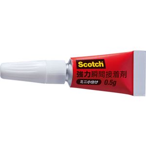 （まとめ） 3M スコッチ 瞬間接着剤ミニ小分け0.5g／本 AMN-G3 1パック（3本） 【×30セット】