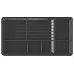 ライオン事務器 ペン皿130×238×18mm 黒 NO.100 1セット（10個）