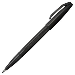 （まとめ） ぺんてる 水性サインペン 黒S520-AD 1カートン（10本） 【×5セット】