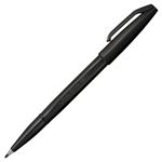 （まとめ） ぺんてる 水性サインペン 黒S520-AD 1カートン（10本） 【×5セット】