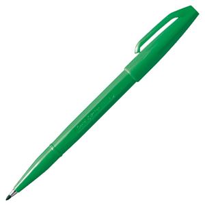 （まとめ） ぺんてる 水性サインペン 緑S520-DD 1カートン（10本） 【×5セット】