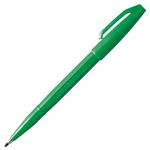 （まとめ） ぺんてる 水性サインペン 緑S520-DD 1カートン（10本） 【×5セット】