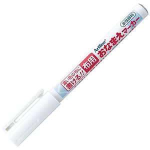 （まとめ） シヤチハタ おなまえマーカー 白 水性KC-1／H-W 1本 【×30セット】