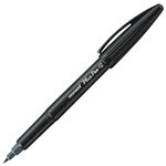 （まとめ） モナミ 水性サインペン PlusPen・S 極細 黒 18450 1セット（12本） 【×5セット】