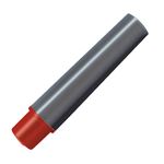 （まとめ） ゼブラ 水性マーカー紙用マッキー極細用インクカートリッジ 赤 RWYTS5-R 1パック（2本） 【×50セット】
