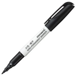 （まとめ） モナミ NON-PERMANENTMARKER（ACCU LINER PEN X-FINE） 黒 12901 1カートン（12本） 【×5セット】