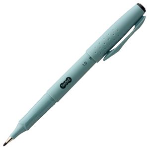（まとめ） TANOSEE 水性サインペン1.0mm 黒 1本 【×50セット】