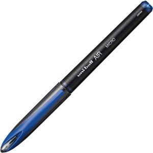 （まとめ） 三菱鉛筆 水性ボールペン ユニボールエア0.5mm 青 UBA20105.33 1本 【×30セット】