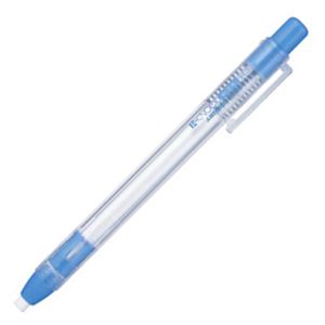（まとめ） 三菱鉛筆 ノック式消しゴムE・KNOCK 事務用タイプ 水色軸 EH105P.8 1本 【×50セット】