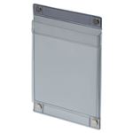 （まとめ） ライオン事務器 マグネットポケットソフトタイプ ハガキ W125×D11×H188mm スモーク MP-C6 1個 【×5セット】