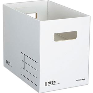 コクヨ 収納ボックス（NEOS）Mサイズ ホワイト A4-NEMB-W 1セット（10個）