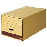 TANOSEE ファイリングキャビネットロングタイプ A4用 内寸W322×D544×H263mm 1セット（5個）