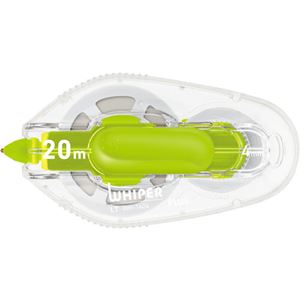 （まとめ） プラス 修正テープ ホワイパーLT4mm幅×20m グリーン WH-1404 1個 【×30セット】
