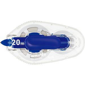 （まとめ） プラス 修正テープ ホワイパーLT5mm幅×20m ブルー WH-1405 1セット（10個） 【×2セット】