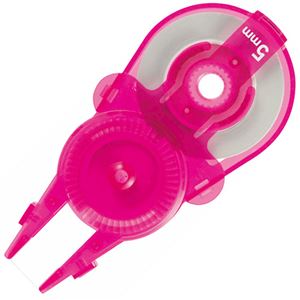 （まとめ） プラス 修正テープ ホワイパースライド交換用テープ 5mm幅×12m ピンク WH-115R-10P PK 1パック（10個） 【×5セット】