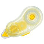 （まとめ） プラス 修正テープ ホワイパーエコ4mm幅×7m イエロー WH-304T 1個 【×30セット】