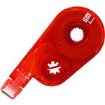 （まとめ） プラス 修正テープ ホワイパースイッチ交換テープ（簡易パッケージ） 6mm幅×15m レッド WH-1516R RD 1個 【×30セット】
