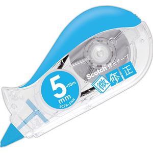 （まとめ） 3M スコッチ 修正テープ 微修正交換式 本体 5mm幅×10m SCPD-5NN 1個 【×10セット】