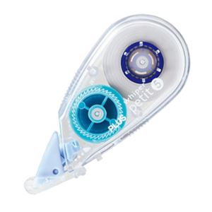 （まとめ） プラス 修正テープ ホワイパープチ5mm幅×6m クリアブルー WH-805B 1セット（20個） 【×2セット】