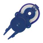 （まとめ） プラス 修正テープ ホワイパースライドベーシックカラー 交換テープ 5mm幅×10m ブルー WH-015R-10P 1箱（10個） 【×5セット】
