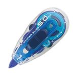 （まとめ） プラス 修正テープ ホワイパースライドベーシックカラー 本体 5mm幅×10m ブルー WH-015 1個 【×30セット】
