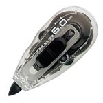 （まとめ） プラス 修正テープ ホワイパースライドベーシックカラー 本体 6mm幅×10m ブラック WH-016 1個 【×30セット】