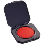 （まとめ） TANOSEE 速乾朱肉コンパクトタイプ 直径40mm 1個 【×10セット】