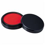（まとめ） ライオン事務器 速乾朱肉 スポンジ朱肉50号 直径54mm SD-50 1個 【×5セット】