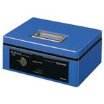 コクヨ 手提金庫スタンダードタイプ A5W272×D215×H113mm 青 CB-Y13B 1台