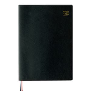 ダイゴー 2019年版 Appointダイアリー 片面1週間+メモ B6 ブラック E1040-2019 1セット（3冊）