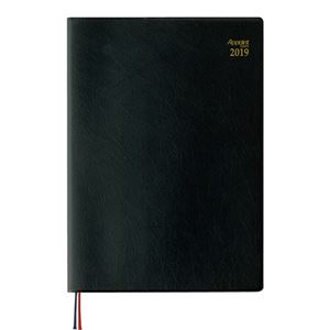 ダイゴー 2019年版 Appointダイアリー 見開き1週間バーチカル B5 ブラック E1042-2019 1セット（3冊）