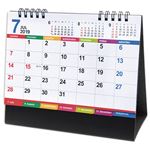 （まとめ） 九十九商会 卓上カレンダーカラーインデックス 2019年版 NK-516-2019 1セット（5冊） 【×3セット】