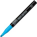 （まとめ） モナミ 蛍光ペン SUPERHIGHLIGHTER 水色 18405 1本 【×100セット】