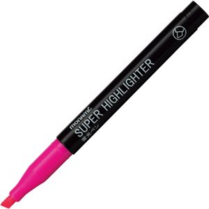 （まとめ） モナミ 蛍光ペン SUPERHIGHLIGHTER 桃 18402 1本 【×100セット】