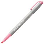 （まとめ） TANOSEE 蛍光マーカーシングルタイプ（キャップ式） ライトピンク 1セット（10本） 【×10セット】
