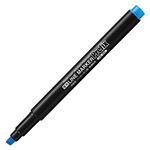 （まとめ） コクヨ蛍光OAマーカー（再生樹脂・シングル） プリフィクス 中字 青 PM-L102B 1セット（10本） 【×5セット】